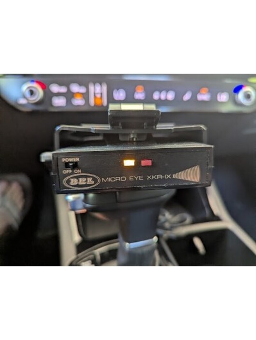 Vintage Beltronics BEL Micro Eye XKR-IX Radar Detector- Tested & working w/ Cord